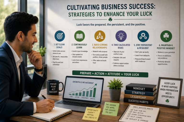 Cultivating Business Success: Strategies to Enhance Your Luck