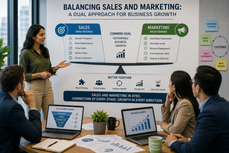 Balancing Sales and Marketing: A Dual Approach for Business Growth